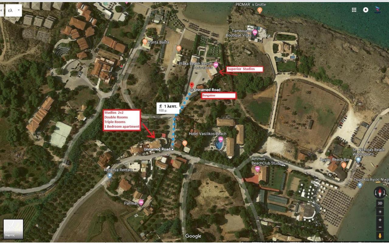 Vasilikí Plaka Beach Resort מראה חיצוני תמונה